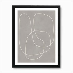 Expressive lines 5 Art Print