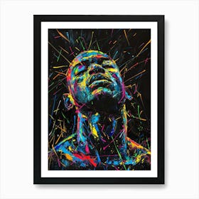 Man in peace Art Print