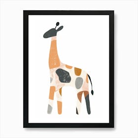 Charming Nursery Kids Animals Giraffe 3 Art Print