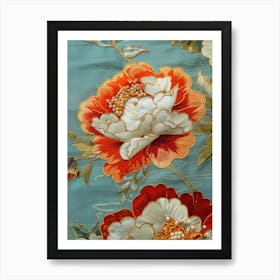 Chinese Floral Painting 1 Art Print