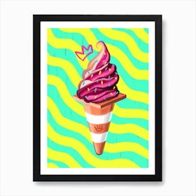 Ice Cream Coan Art Print
