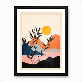 Warm Summer Sunset 02 Art Print