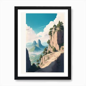 Mountain View Art Print