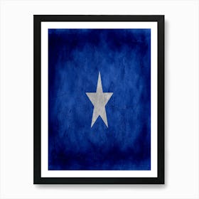 Somalia Flag Texture Art Print