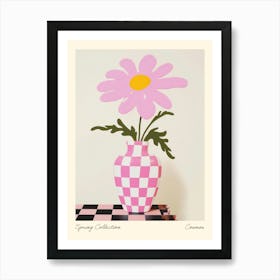 Spring Collection Cosmos Flower Vase 2 Art Print