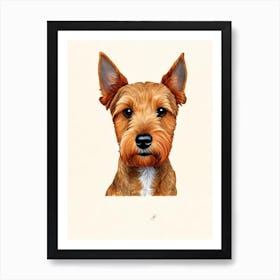 Welsh Terrier Illustration Dog Art Print