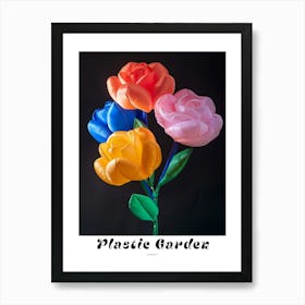 Bright Inflatable Flowers Poster Camellia 2 Art Print