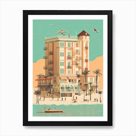 Lagos Nigeria Travel Illustration 2 Art Print