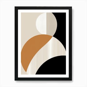 Black And White Stuttgart Geometric Dreams Art Print