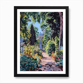 Brompton Cemetery London Parks Garden 1 Painting Art Print