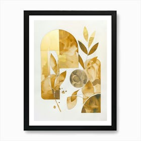 Gold Leaf 21 Art Print