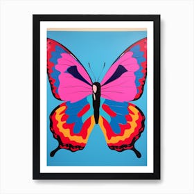 Pop Art Admiral Butterfly 4 Art Print