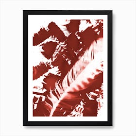 Red Feathers Art Print