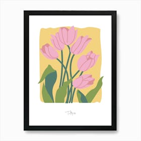 Tulips Floral Art Print