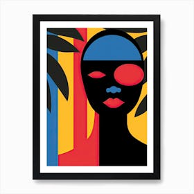 Seychelles, Bold Outlines 4 Art Print