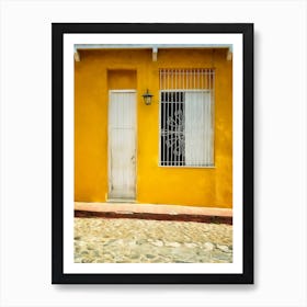 The Yellow House Cuba Art Print