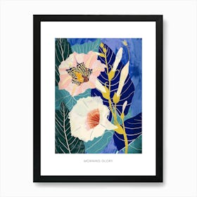 Colourful Flower Illustration Poster Morning Glory 2 Art Print