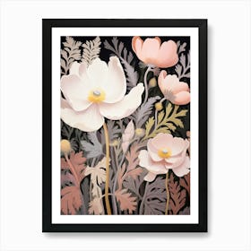 Anemone 2 Flower Painting Art Print