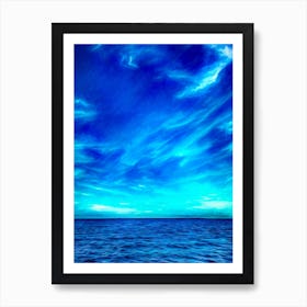 Sky Meets Sea Art Print
