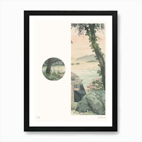 Ise Japan 3 Cut Out Travel Poster Art Print