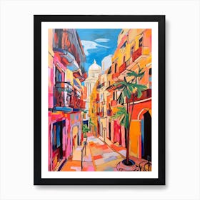 Valencia Spain 6 Fauvist Painting Art Print