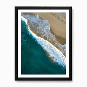 Aerial Beach Scene 1 Art Print