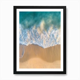 Aerial View Of A Beach 5 Art Print