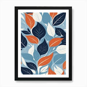 garden leaf plant print 1 Art Print