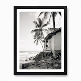 Barbados Black And White Analogue Photograph 4 Art Print