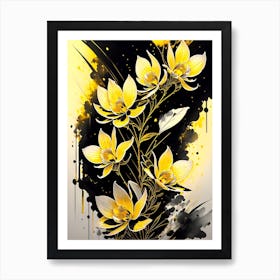 Yellow Flowers 1 Art Print