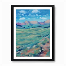 Desert Mountains Art Print