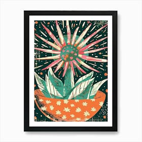 Plant In A Bowl 3 Art Print