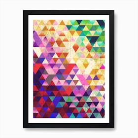 Triangle Col Art Print