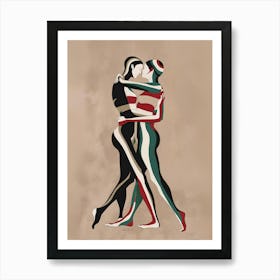 Kiss Dancing Art Print