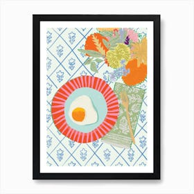 Egg Breakfast Art Print