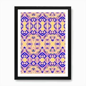 Abstract Pattern 123 Art Print