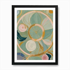 Abstract Wheel Art Print