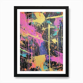 Splatter Painting 8 Art Print