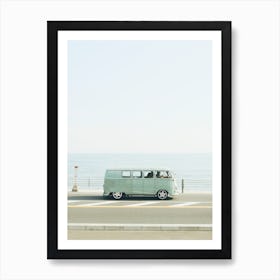 Van Near The Beach Art Print