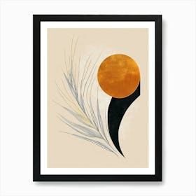 Sun Leaves Art Print