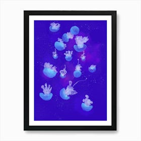 Mystical Jellyfish Art Print