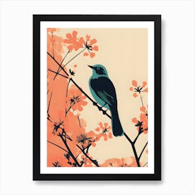 Bird On A Branch Art Print