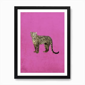 Standing Leopard Art Print