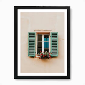 Window With Shutters Art Print