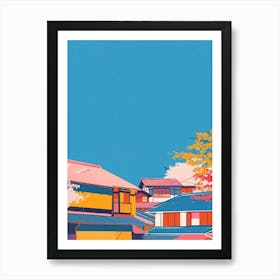 Kanazawa Japan 1 Colourful Illustration Art Print