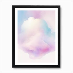 Hydrogen Cloud Gouache Space Art Print