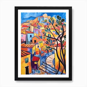 Cartagena Spain 2 Fauvist Painting Art Print