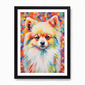 Pomeranian Pop Art Inspired 1 Art Print