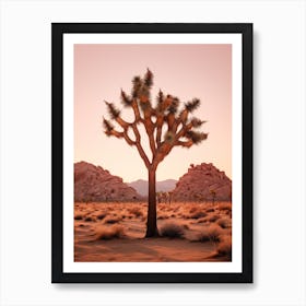  Photograph Of A Joshua Trees At Dawn In Desert 5 Art Print