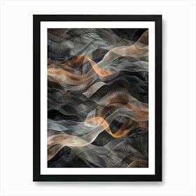 Abstract Wave Canvas Print 2 Art Print